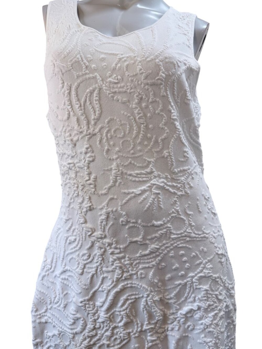 Lilly Pulitzer Tilly Sweater Dress Too Much Bubbly Jacquard Resort White XL - Picture 2 of 10